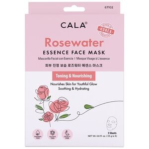 BNIB CALA Rosewater Essence Face Masks - 5pc